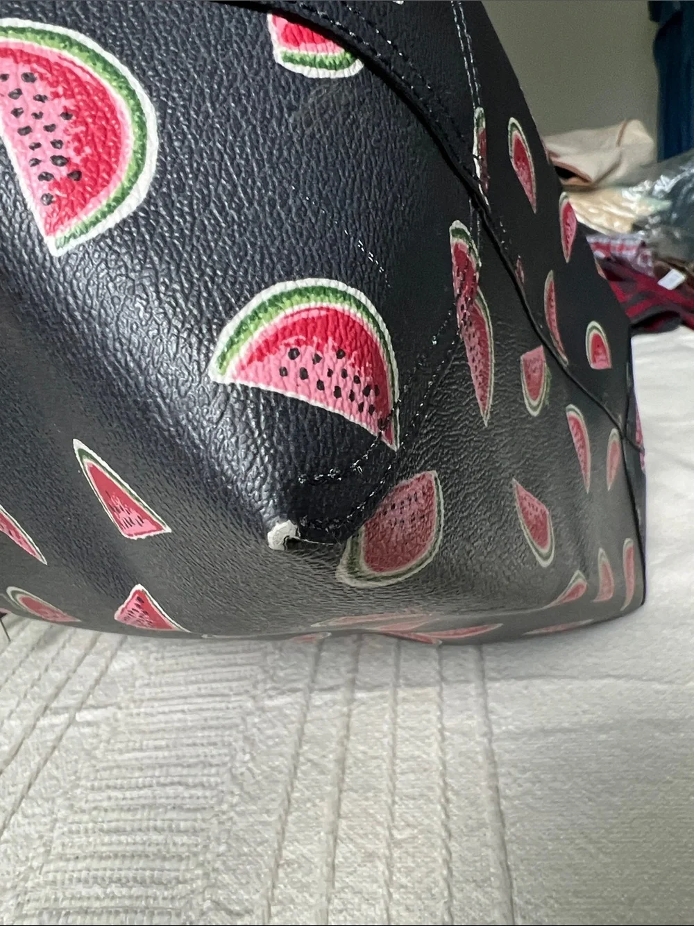 Coach Metro Navy Watermelon Print Tote, Reversible
